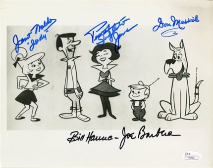 The Jetsons Creators and Character Voices Signed 8x10 Photo